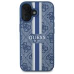 Guess GUHMP16SP4RPSB iPhone 16 6.1" blue hardcase 4G Printed Stripes MagSafe - imagine 3