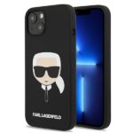 Karl Lagerfeld KLHCP13SSLKHBK iPhone 13 mini 5,4" black hardcase Silicone Karl`s Head