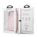 Guess GUHCPXSLSAPI iPhone X/Xs pink hard case Saffiano - imagine 7