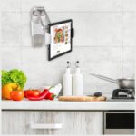 Kitchen holder 4smarts ErgoFix H7 for tablets and smartphones, silver - imagine 7
