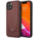 Mercedes MEHCP15SARMRE iPhone 15 / 14 / 13 6.1" Red Hardcase Leather Urban Bengale