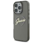 Guess GUHCP16LHCHGSPK iPhone 16 Pro 6.3" black hardcase IML Heart - imagine 2
