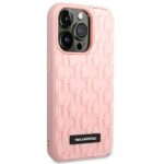 Karl Lagerfeld KLHCP14LRUPKLPP iPhone 14 Pro 6,1" hardcase pink 3D Monogram - imagine 4
