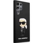 Karl Lagerfeld KLHCS24LSNIKBCK S24 Ultra S928 hardcase black Silicone Ikonik - imagine 4