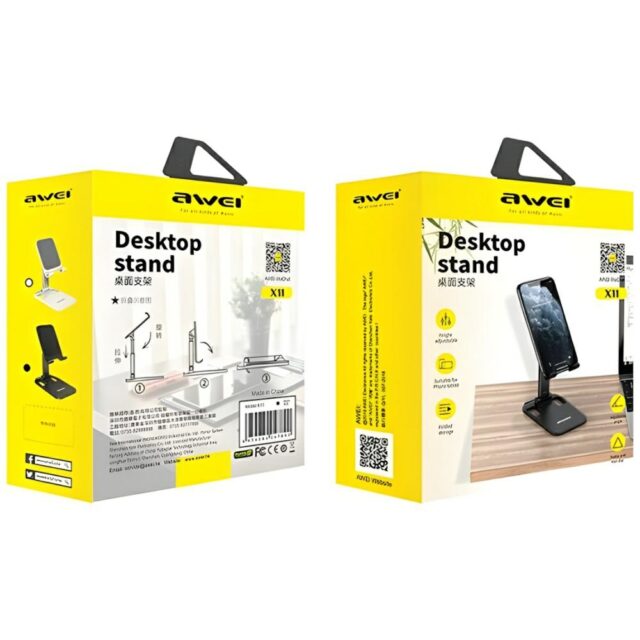AWEI desk holder X11 black - imagine 3