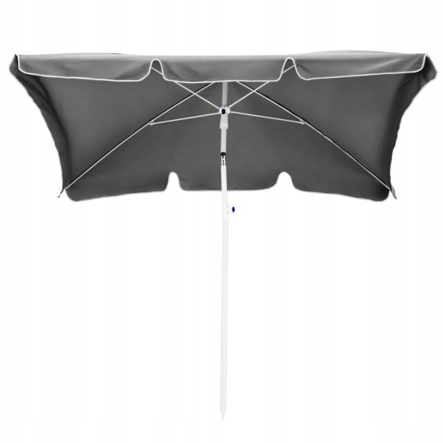 Folding Garden Umbrella Black Forest, 2m Grey - imagine 3