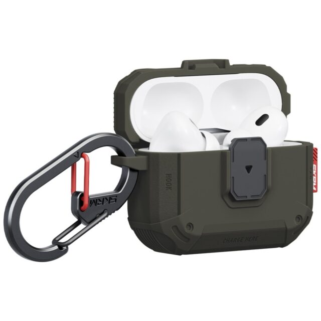 Case Skinarma Mecha LE for AirPods Pro 3 forest - imagine 2