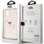 Karl Lagerfeld KLHMN61HFCCNOP iPhone 11 / Xr 6.1" pink hardcase IML Choupette MagSafe - imagine 8