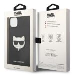 Karl Lagerfeld KLHCP14SSAPCHK iPhone 14/ 15 / 13 6,1" hardcase black Saffiano Choupette Head - imagine 8