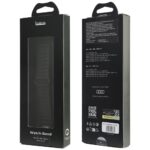 Strap Audi Logo Synthetic Leather Magnetic Ring for Apple Watch 44/45/46/49mm black - imagine 4