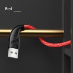 USAMS braided cable U41 microUSB 3m 2A red SJ399USB02 (US-SJ399) Fast Charge - imagine 7