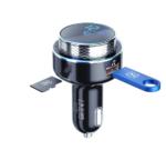 3MK HyperCar Charger FM Transmitter + Car Charger - 2xUSB-A + 1 TF Card Reader + Bluetooth - imagine 2