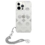 Guess GUHCP13LKSPESI iPhone 13 Pro / 13 6,1" silver hardcase Peony Chain Collection - imagine 3