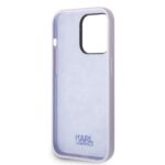 Karl Lagerfeld KLHCP14LSNIKBCU iPhone 14 Pro 6,1" hardcase purple Silicone Ikonik - imagine 7