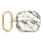 Guess GUA3HCHMAG AirPods 3 cover grey Marble Strap Collection - imagine 2