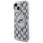 Karl Lagerfeld KLHMP15SHMCKMHT iPhone 15 6.1" transparent IML Monogram Karl&Choupette H - imagine 2