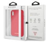 Guess GUHCI61LSGLRE iPhone Xr red hard case Silicone - imagine 7