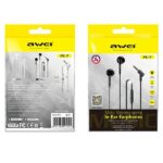AWEI PC-7 stereo headphones 3.5mm jack black - imagine 6
