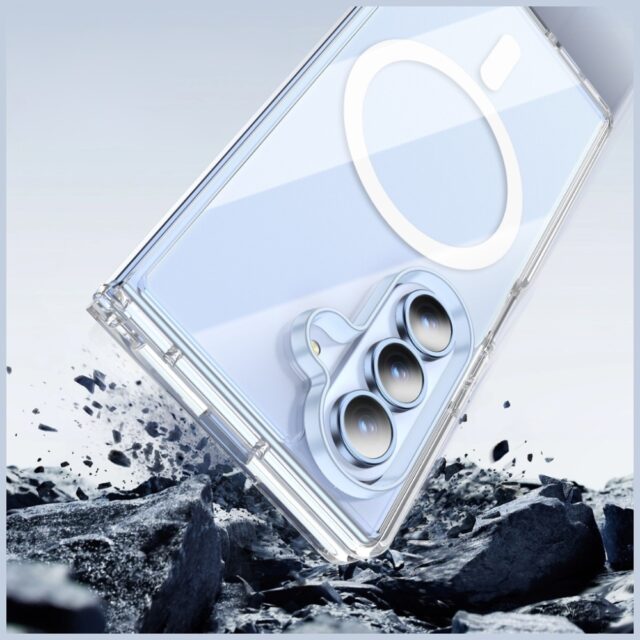 Case Beline Clear MagSafe for Samsung Galaxy Z Fold7 transparent - imagine 5