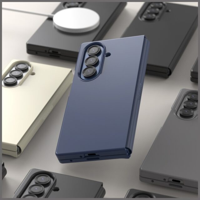 Case Araree Aero Flex M MagSafe Qi2 for   Samsung Galaxy Z Fold7 navy - imagine 2