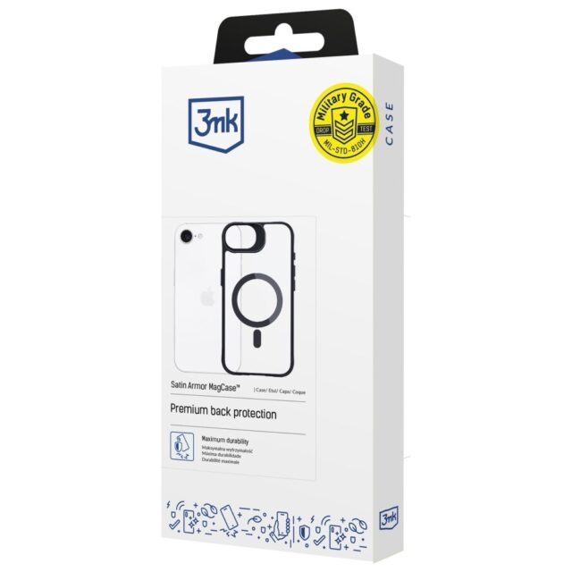 3MK Satin Armor MagCase for Apple    iPhone 16E - imagine 3
