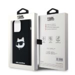 Karl Lagerfeld KLHMP15XSCHPPLK iPhone 15 Pro Max 6.7" black hardcase Silicone Choupette Head M - imagine 8