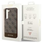 Guess GUHCS24MG4GLBR S24+ S926 brown hardcase 4G Stripe Collection - imagine 8