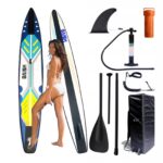 Extralink SUP board 420cm | Inflatable board + accessories | Set