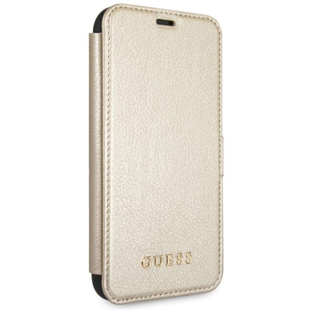 Guess GUFLBKPXIGLGO iPhone X/Xs gold book Iridescent - imagine 4