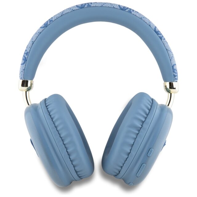 Headphones Guess Bluetooth 4G Triangle Logo blue - imagine 3