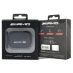 AMG AMAP2SLWK AirPods Pro 2 (2022/2023) cover black Leather with White Logo - imagine 4