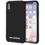Karl Lagerfeld KLHCPXSLBKS iPhone X/Xs hardcase black Silicone