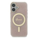Guess GUHMP16SH4STP iPhone 16 6.1" pink hardcase IML 4G MagSafe - imagine 3