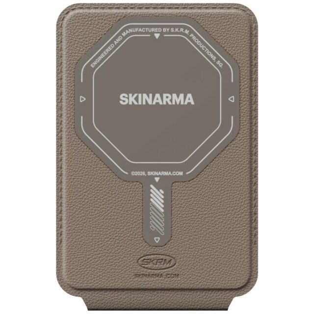 Wallet Skinarma Axis magnetic folding tripod Khaki - imagine 5