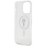 Karl Lagerfeld KLHMP15XHFCKNOT iPhone 15 Pro Max 6.7" transparent hardcase IML Ikonik MagSafe - imagine 7
