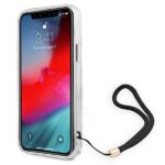 Guess GUOHCP12MH4STW iPhone 12/12 brown hardcase 4G Print Strap - imagine 5