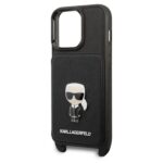Karl Lagerfeld KLHCP13XSAIPCK iPhone 13 Pro Max 6,7" hardcase black Saffiano Metal Ikonik - imagine 6