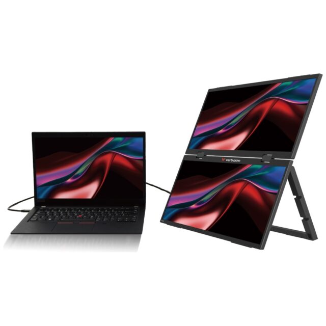 Portable dual monitor Verbatim Essentials 15.6" FHD black 32403 - imagine 6