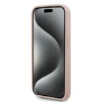 Karl Lagerfeld KLHMP15XPKHPORPP iPhone 15 Pro Max 6.7" hardcase pink Leather Monogram Metal Lo - imagine 5