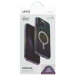Case UNIQ Iridescia for iPhone 16 Pro Max Magclick Charging midnight - imagine 4