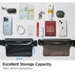 Spigen Universal Waterproof Waist Bag black universal waterproof waist bag AMP04532 - imagine 5