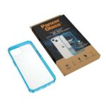 PanzerGlass ClearCase iPhone 13 / 14 /15 6.1" Antibacterial Military grade Bondi Blue 0331 - imagine 4