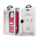 Karl Lagerfeld KLHCP13XPCUSKCP iPhone13 Pro Max 6,7" fuchsia hardcase Ikonik Karl & Choupette - imagine 8