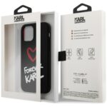 Karl Lagerfeld KLHCP12MSILKRBK iPhone 12/12 Pro 6,1" black hardcase Silicone Forever Karl - imagine 8