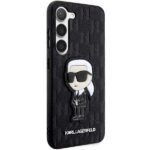 Karl Lagerfeld KLHCS23MSAKLHKPK S23+ S916 hardcase black Saffiano Monogram Ikonik - imagine 4