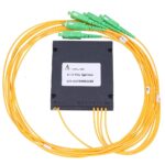 Extralink 1:4 PLC SC/APC | Splitter | 2,0mm, 1,5m, G657A, ABS module