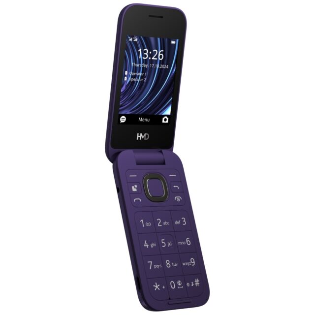 Phone HMD 2660 Flip TA-1711 DS purple - imagine 3