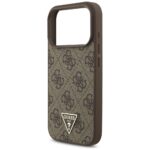 Guess 4G Strap Triangle Logo MagSafe case for iPhone 17 Pro brown - imagine 6