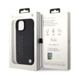 BMW BMHMP15SSLLBK iPhone 15 / 14 / 13 6.1" black Magsafe hardcase Signature Logo Imprint - imagine 8