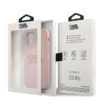 Karl Lagerfeld KLHCP12LSTKLTLP iPhone 12 Pro Max 6,7" Silicone Stack Logo pink - imagine 8